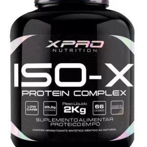 Iso X Protein Complex 2kg 25g de Proteína 66 Doses – Sabor Baunilha